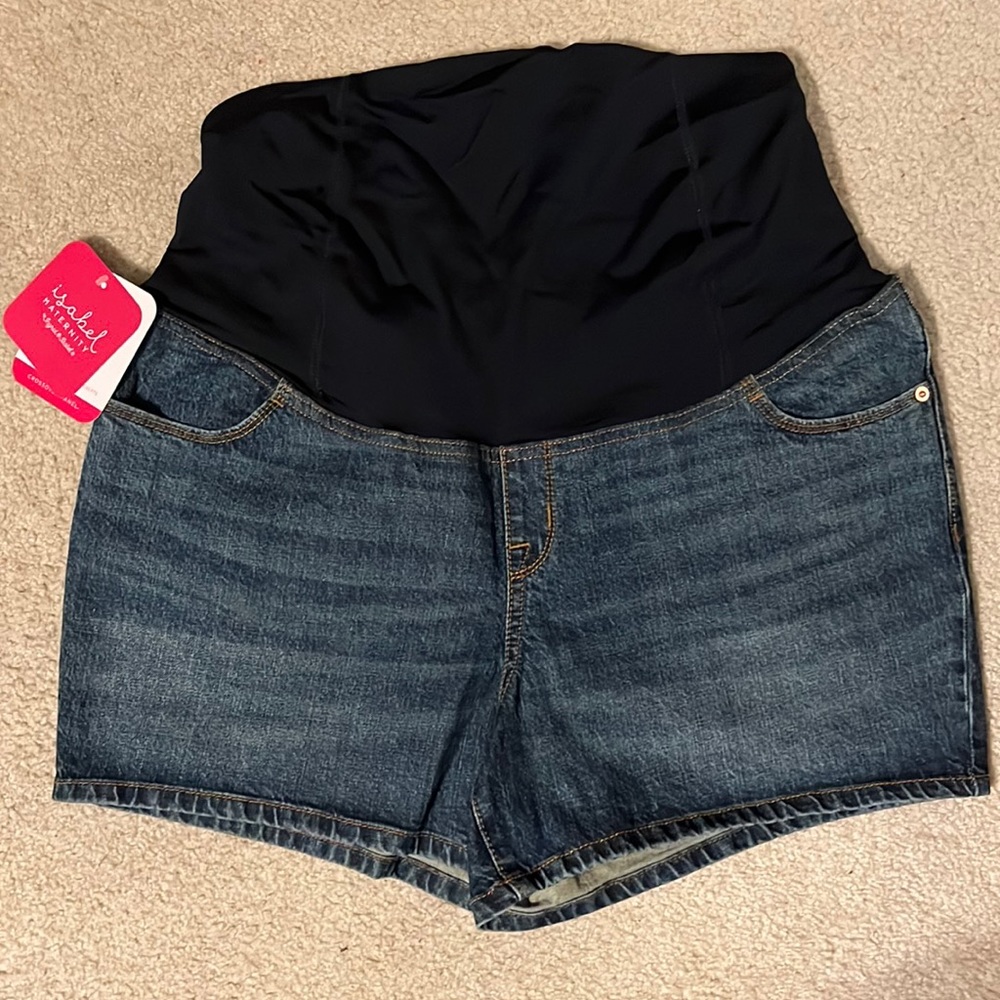 Maternity Jean shorts